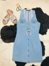 Load image into Gallery viewer, THE BLUE JEAN BABE DRESS