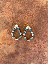 Load image into Gallery viewer, THE NEUTRAL AZTEC BEADED EARRING