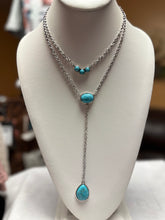 Load image into Gallery viewer, THE TEARDROP CHARM LONG NECKLACE COLLECTION