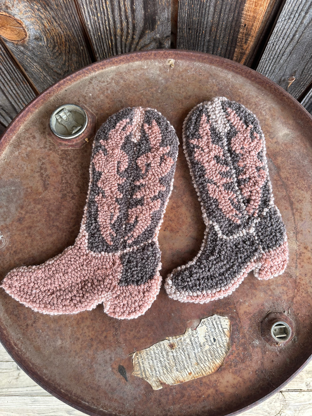 THE CROCHETED COWBOY BOOT