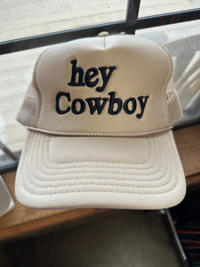 THE HEY COWBOY TRUCKER HAT