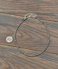 Load image into Gallery viewer, THE 4MM SILVER BEADED NECKLACE