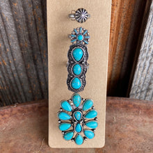 Load image into Gallery viewer, THE 4PC TURQUOISE RING SET COLLECTION