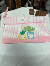 Load image into Gallery viewer, THE CACTUS DOUBLE POCKET ZIP POUCH