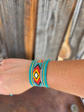 Load image into Gallery viewer, THE AZTEC BEADED CUFF BRACELET