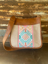 Load image into Gallery viewer, THE CHLOE TRIBAL CROSSBODY WITH GUITAR STRAP PURSE