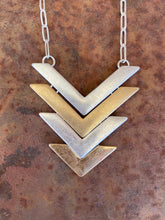 Load image into Gallery viewer, THE CHEVRON PENDANT NECKLACE