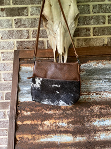 THE TOOLED & PEPPER COWHIDE  BAG