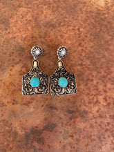 Load image into Gallery viewer, THE EAR TAG POST EARRINGS