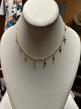 Load image into Gallery viewer, THE GOLD LIGHTNING BOLT NECKLACE
